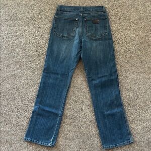 Boys Wrangler Retro 16 Slim Medium Wash Relaxed Boot Jeans